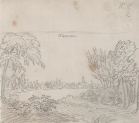 View of Florence from South Bank of the Arno